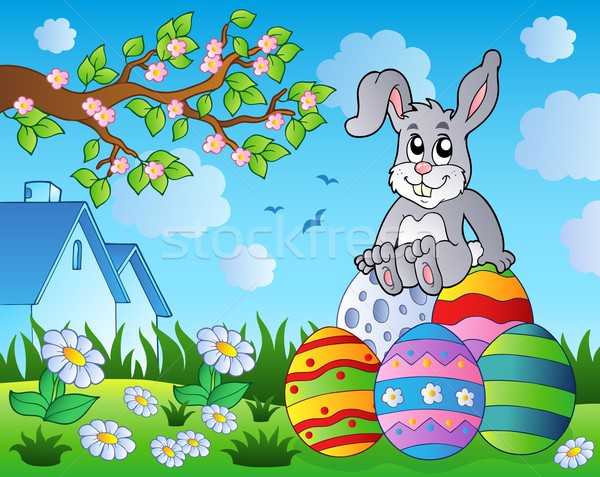 Easter bunny theme image 9 Stock photo © clairev