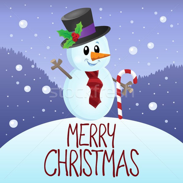 Merry Christmas thematics image 3 Stock photo © clairev