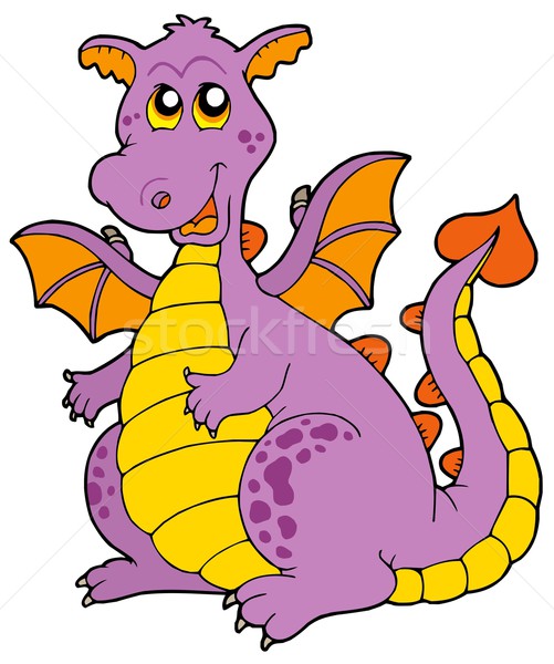 Big purple dragon Stock photo © clairev