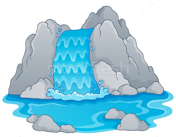 Image with waterfall theme 1 Stock photo © clairev