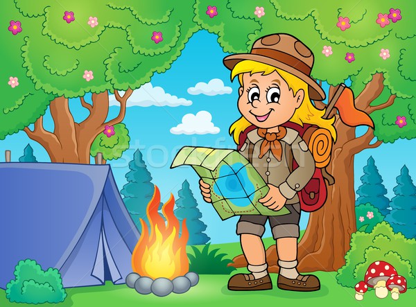 Scout girl theme image 5 Stock photo © clairev