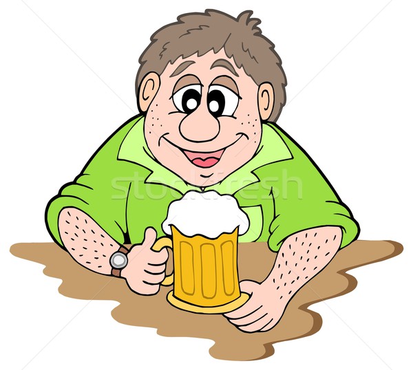 Beer drinker Stock photo © clairev