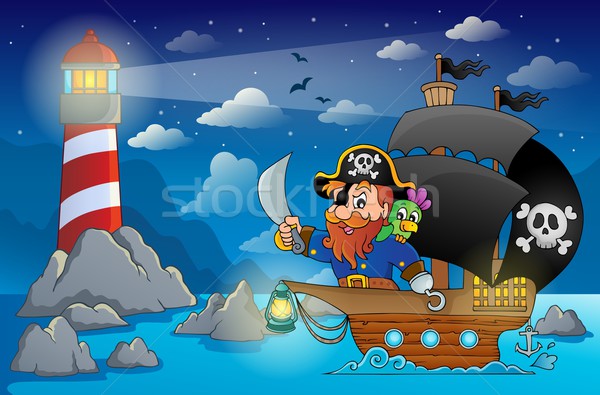 Pirate ship theme image 5 Stock photo © clairev