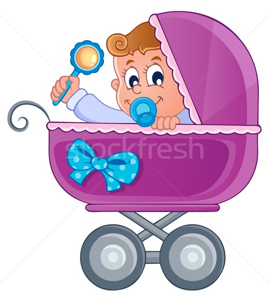 Baby carriage theme image 3 Stock photo © clairev