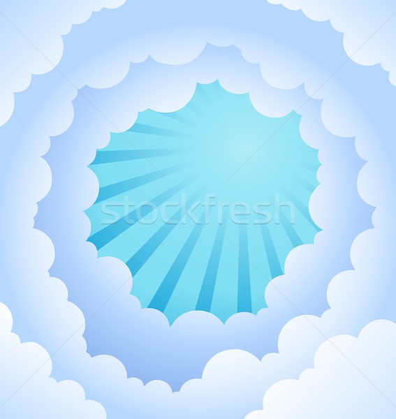 Ray theme abstract background 2 Stock photo © clairev
