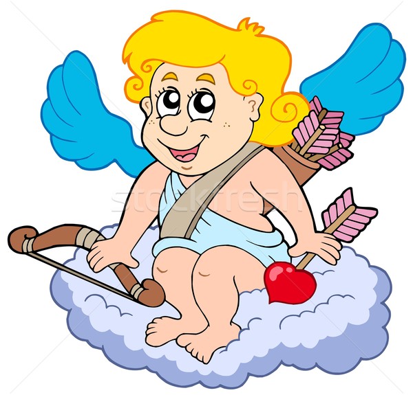 Cupid on cloud Stock photo © clairev