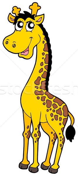 漫画 · 长颈鹿 · 性质 · 动物 · 微笑 / cute cartoon giraffe