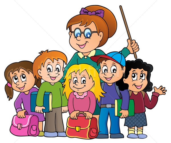 Stock photo: School class theme image 1