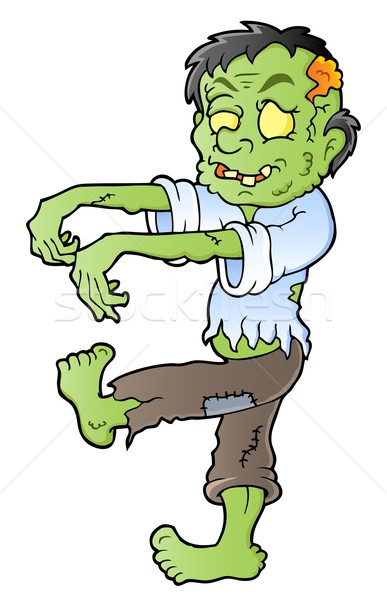 Cartoon zombie theme image 1 Stock photo © clairev