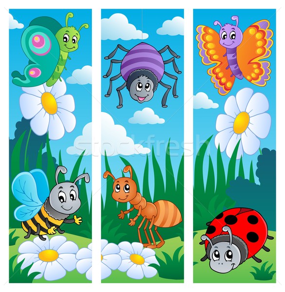 Stock photo: Bugs banners collection 2