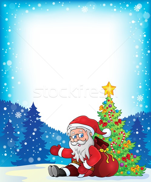 Image with Santa Claus theme 3 Stock photo © clairev