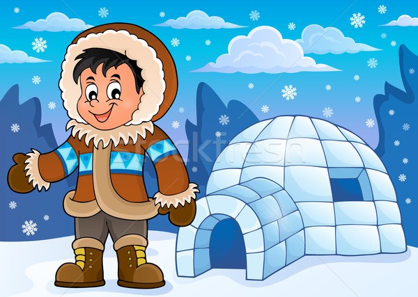 Inuit theme image 2 Stock photo © clairev