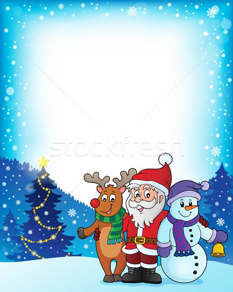 Christmas characters theme image 3 Stock photo © clairev