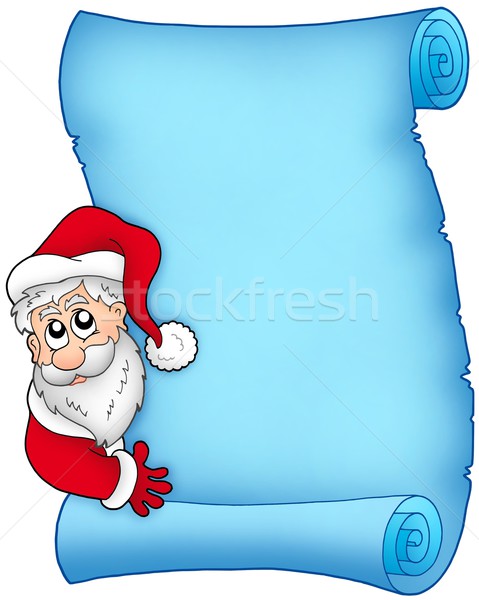 Natale blu scorrere colore illustrazione Foto d'archivio © clairev