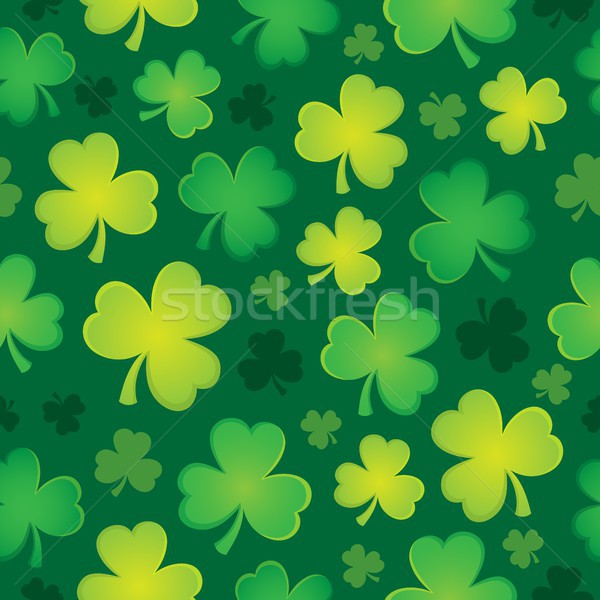 Three leaf clover seamless background 2 Stock photo © clairev