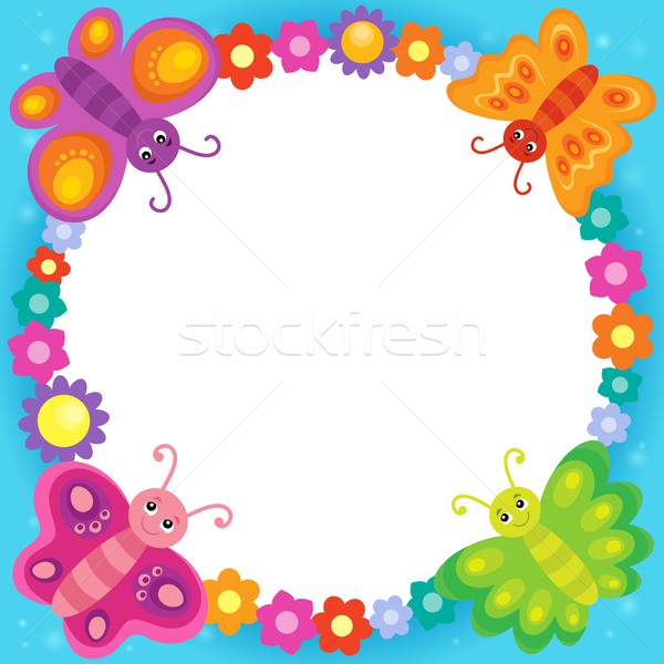Stylized butterflies theme image 5 Stock photo © clairev