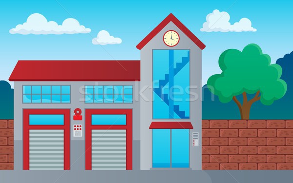 Fire department building theme image 1 Stock photo © clairev
