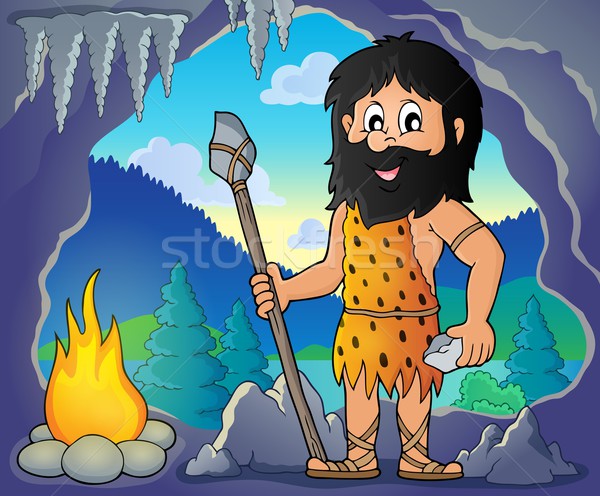 Cave man theme image 1 Stock photo © clairev