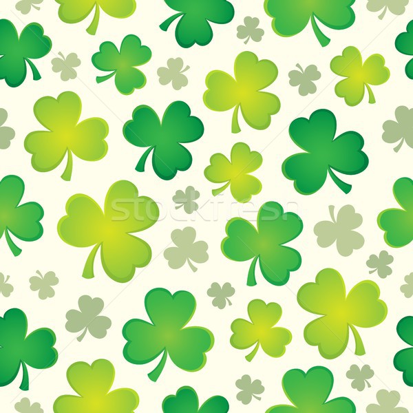 Three leaf clover seamless background 1 Stock photo © clairev