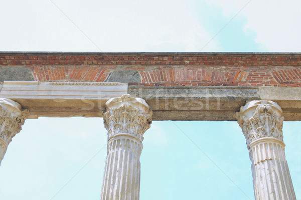 Colonne di San Lorenzo, Milan Stock photo © claudiodivizia