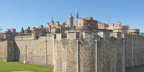 Torony London középkori kastély börtön kő Stock fotó © claudiodivizia