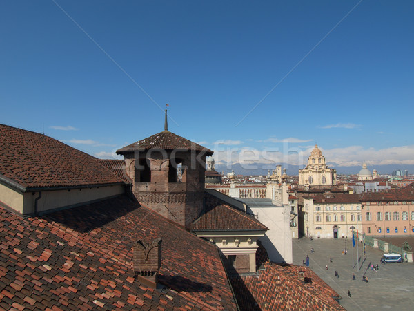 Stock photo: Piazza Castello, Turin