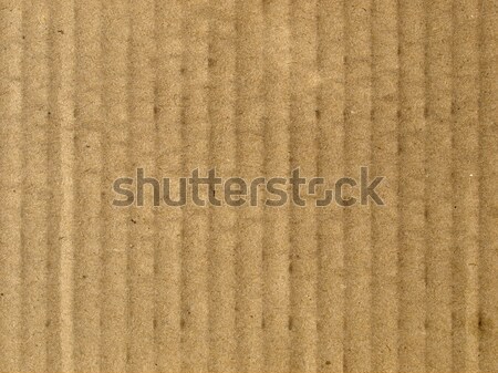 Stock photo: Corrugated cardboard