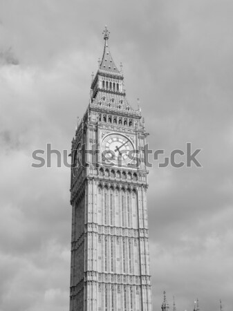 Foto d'archivio: Big · Ben · case · parlamento · westminster · palazzo · Londra