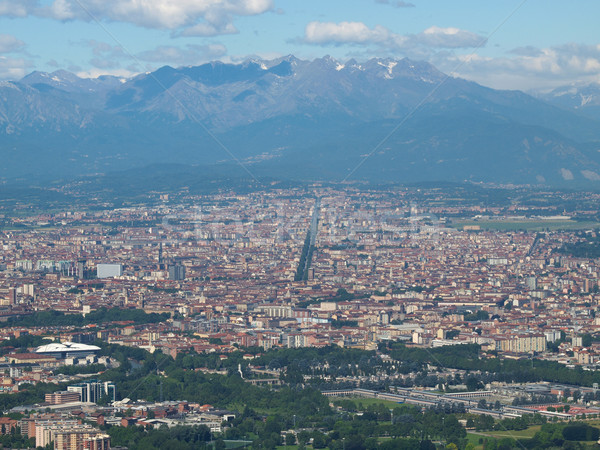 Italie vue ville torino Skyline [[stock_photo]] © claudiodivizia