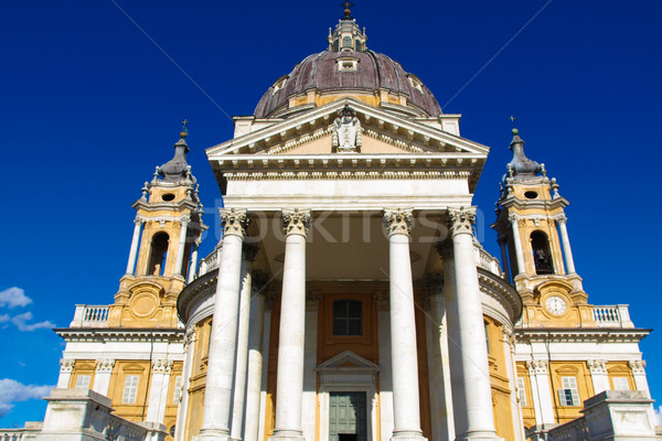 Basilique baroque église colline Italie [[stock_photo]] © claudiodivizia