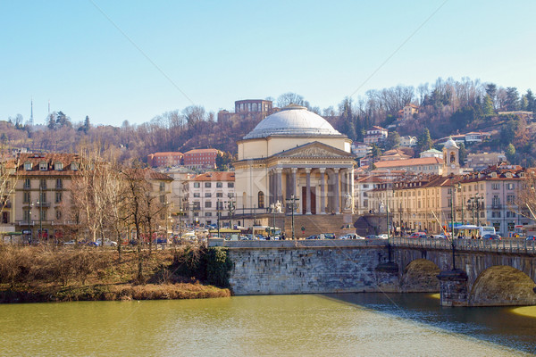 Gran Madre church, Turin Stock photo © claudiodivizia