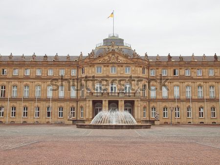 Neues Schloss (New Castle) Stuttgart Stock photo © claudiodivizia