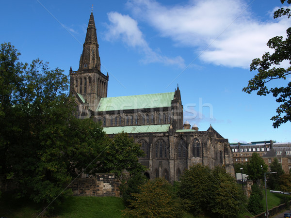 Glasgow katedral yüksek inşaat duvar kilise Stok fotoğraf © claudiodivizia