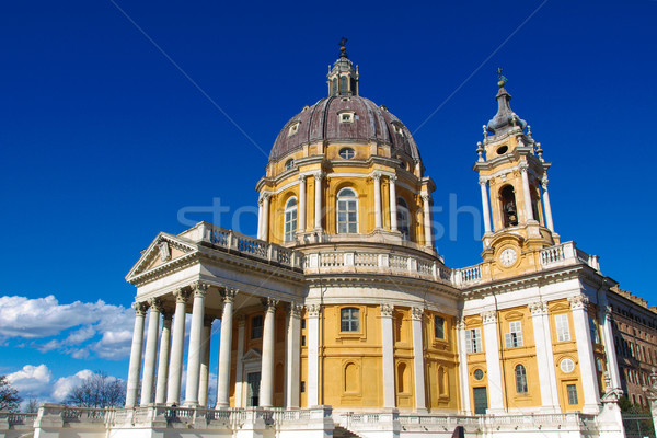 Bazilica torino baroc biserică deal Italia Imagine de stoc © claudiodivizia