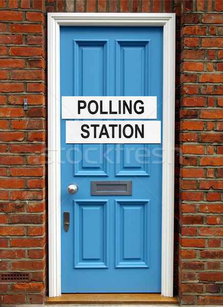 Polling station Stock photo © claudiodivizia