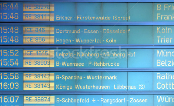 Timetable Stock photo © claudiodivizia