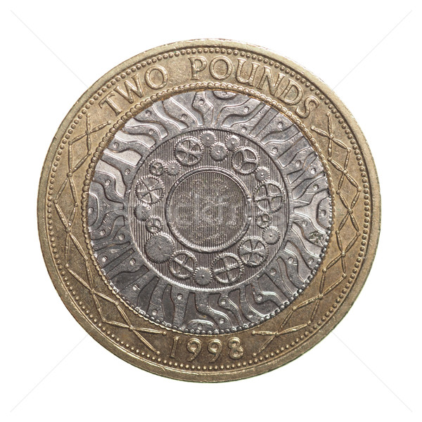 Two pounds coin Stock photo © claudiodivizia