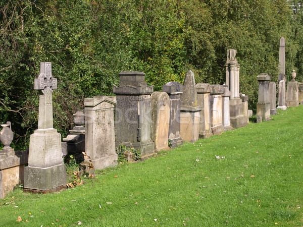 Glasgow cemetery Stock photo © claudiodivizia
