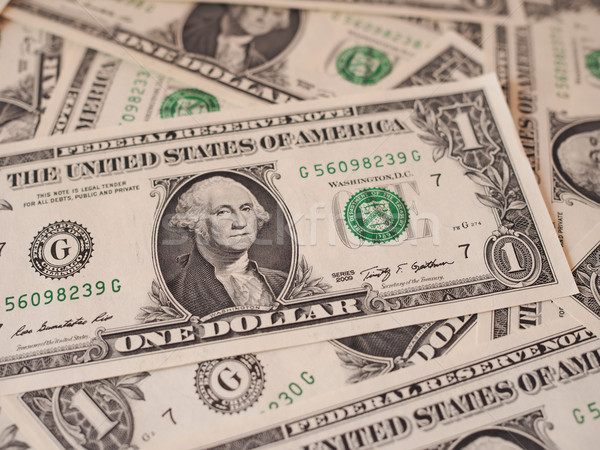 Dollar stellt fest Banknoten Währung Vereinigte Staaten nützlich Stock foto © claudiodivizia