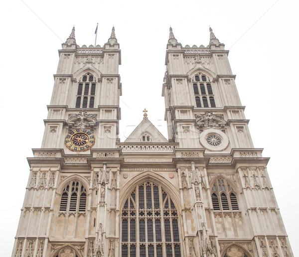 Zdjęcia stock: Westminster · opactwo · kościoła · Londyn · odizolowany · biały