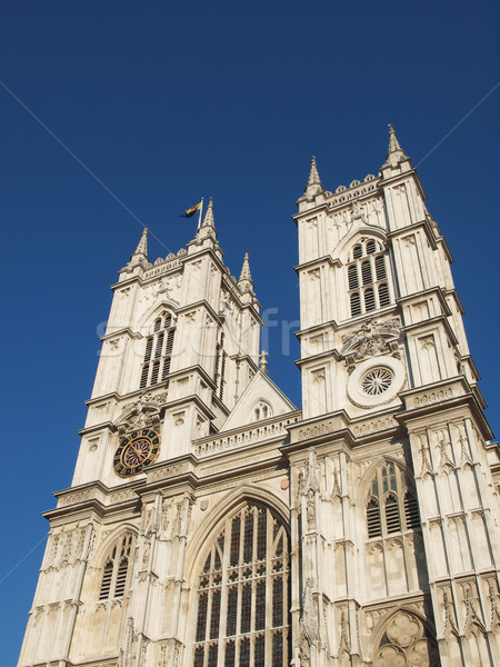 Westminster abbaye église Londres rétro Angleterre [[stock_photo]] © claudiodivizia