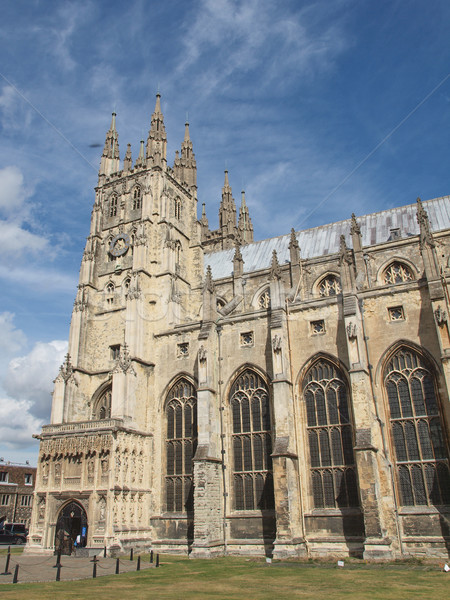 [[stock_photo]]: Cathédrale · Angleterre · église · rétro · Europe · religion