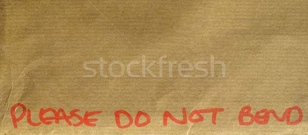 Please do not bend Stock photo © claudiodivizia