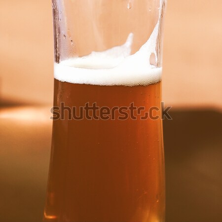 Sör kép részlet üveg ital alkohol Stock fotó © claudiodivizia