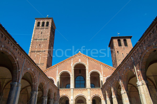 Sant Ambrogio church, Milan Stock photo © claudiodivizia