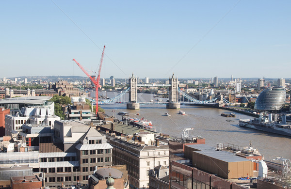 Tower Bridge Londra nehir thames su Avrupa Stok fotoğraf © claudiodivizia