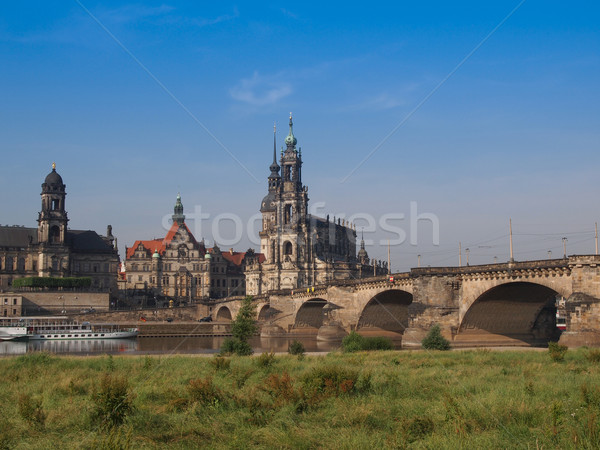 Дрезден собора святой Германия Сток-фото © claudiodivizia