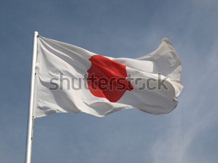 флаг Япония Blue Sky синий красный Сток-фото © claudiodivizia