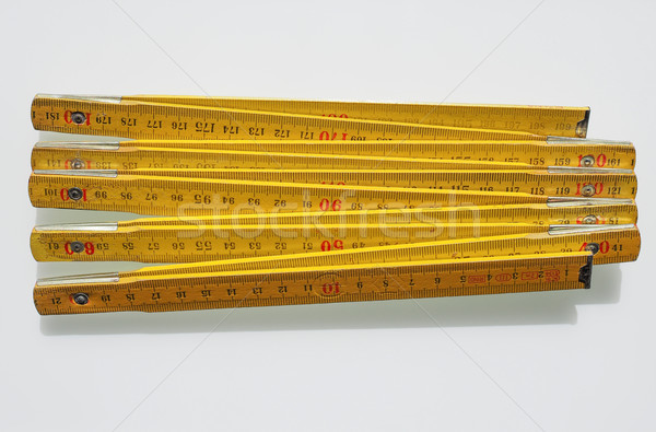 Imperial and metric ruler Stock photo © claudiodivizia