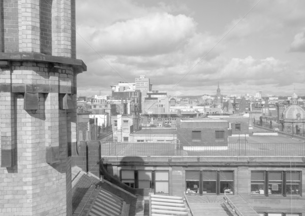 Glasgow şehir İskoçya panorama görmek Stok fotoğraf © claudiodivizia